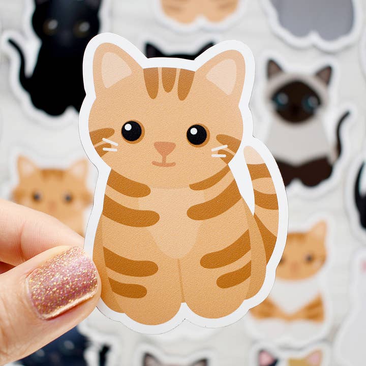 On dirait mon chat ! Aimant chat tigré orange pour la vente par Chester and Pearl