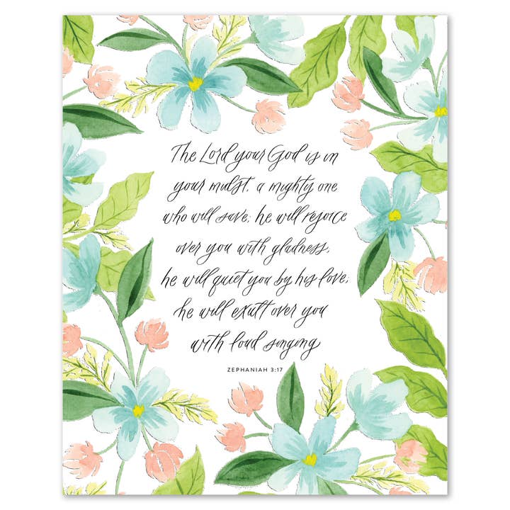 Selah Paper - Wholesale Art Print - The Lord Is In Your Midst Print