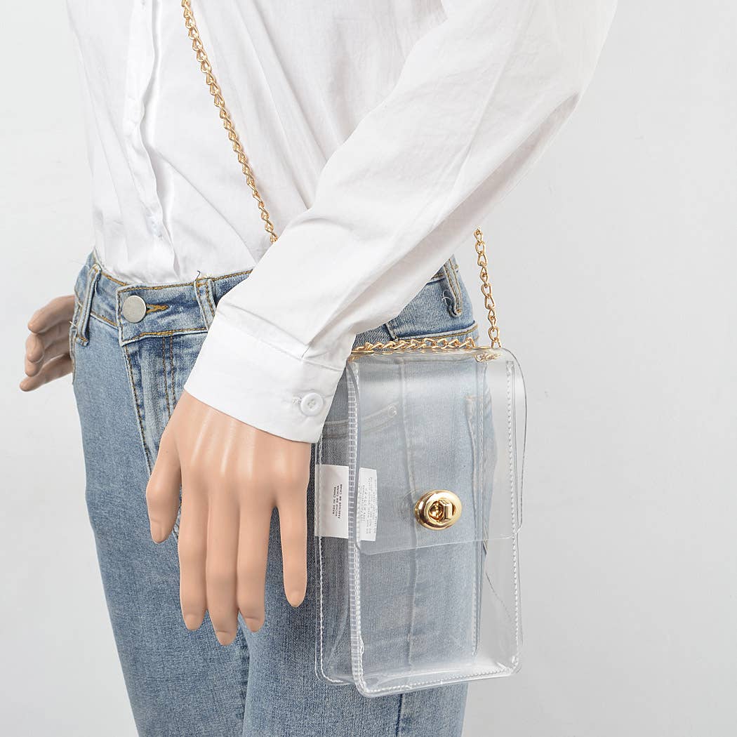 3AM BY H&D ACCESSORIES – wholesale Axelväska - Dam – Transparent Crossbody väska2