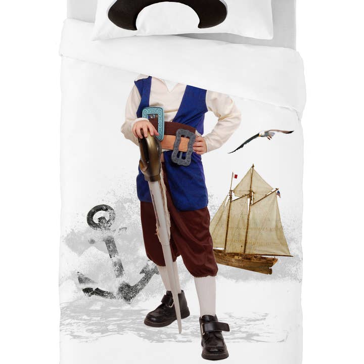 Gouchee Home - Wholesale Bedding Set - Kids & Baby - Pirate Twin 2pc Duvet Cover Set