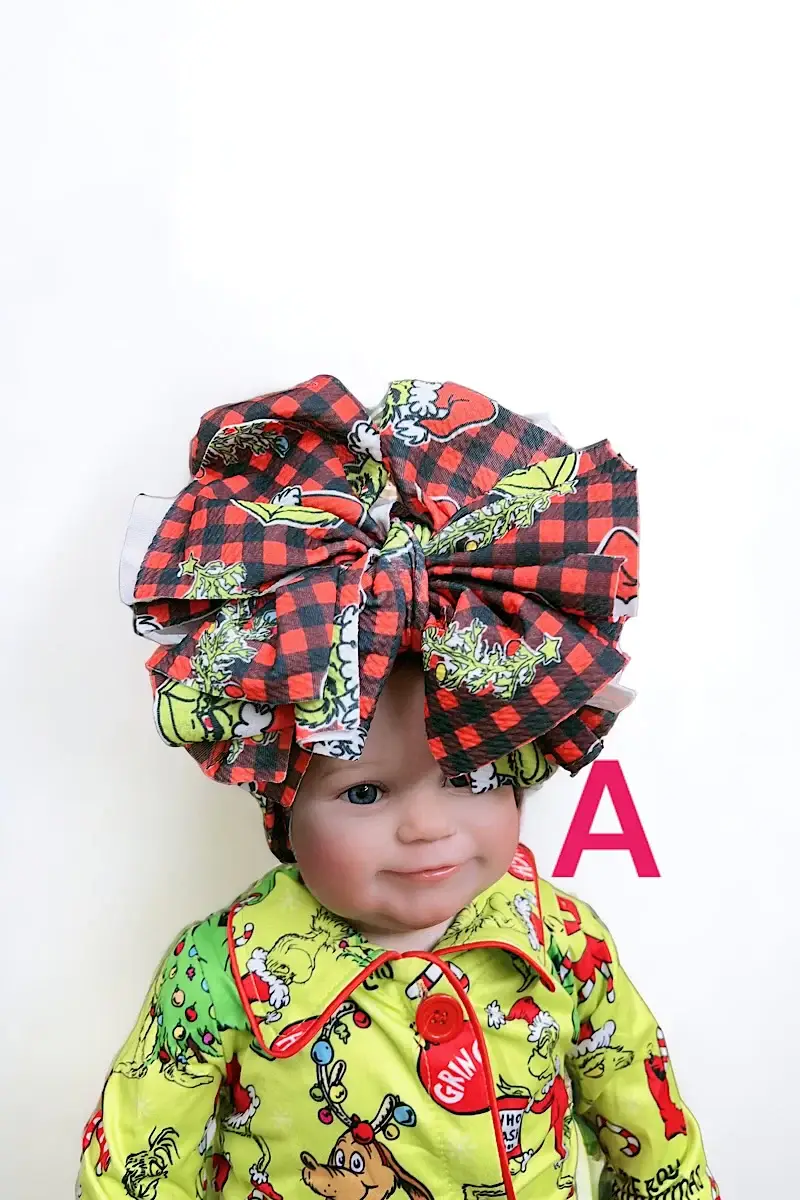 Kids Charm Online - Wholesale Fashion Headband - Kids - BIG TASSEL MR.GRINCHH PRINTED HEADBANDS. 3PCS/ $10.504