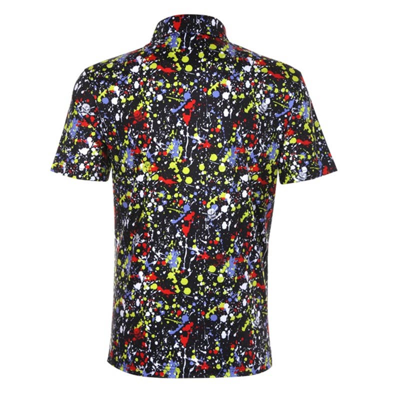 Tattoo Golf Clothing - Wholesale Polo - Men's - A-Game Cool-Stretch Men's Performance Golf Shirt (Black)1