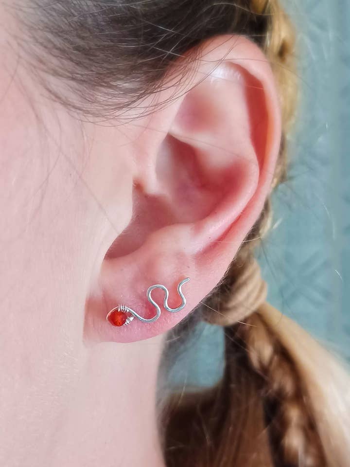 Snake Studs for wholesale by Cat Horn Accessory