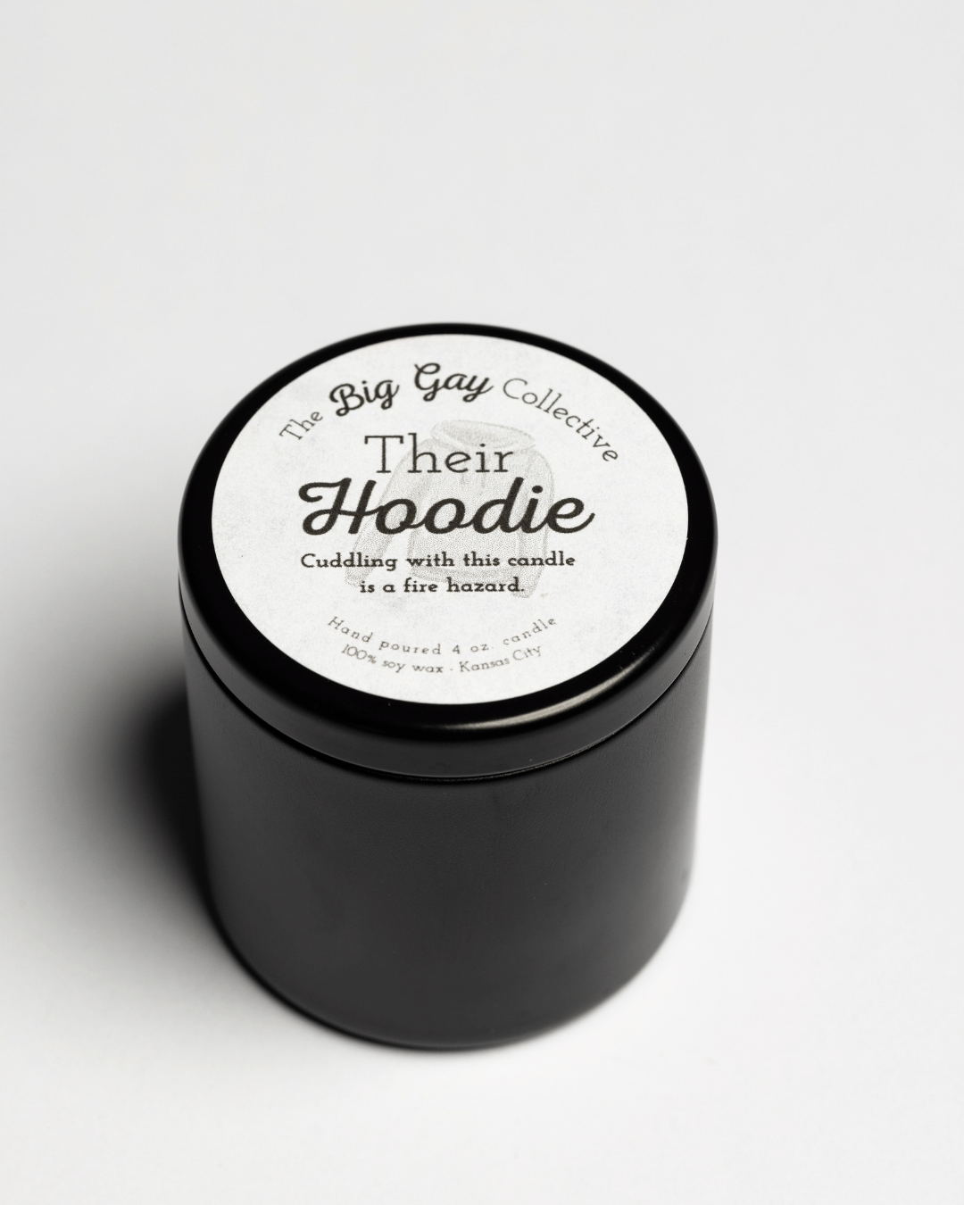 The Big Gay Collective LLC - Wholesale Jar/Filled Candle - Their Hoodie2