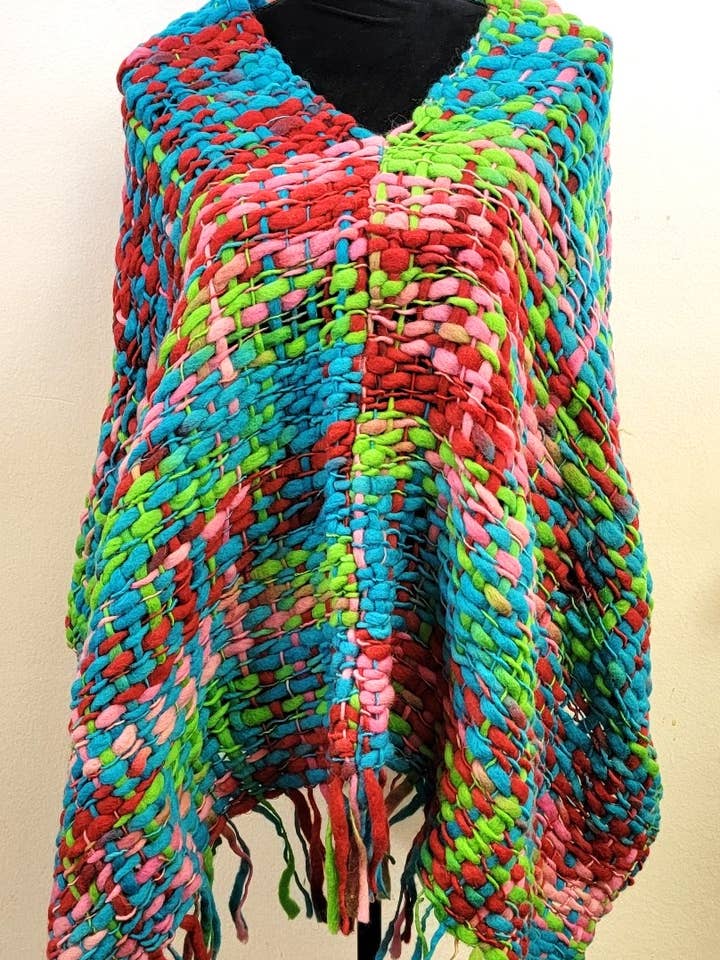 Wool Poncho for wholesale by Ricki designs
