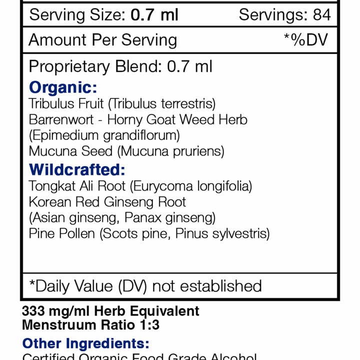 Secrets Of The Tribe - Wholesale Oral Supplement/Vitamin - Homme Fatale. Male Libido Formula9