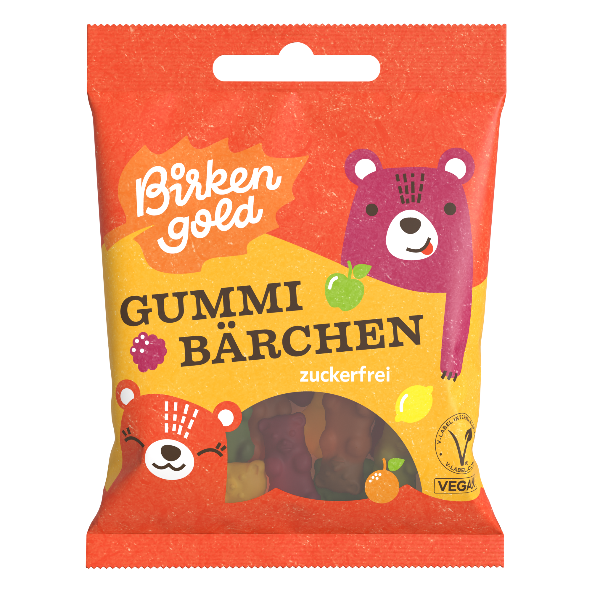 Birkengold – wholesale Gummy – Birkengold gummy bears sugar free 50g1