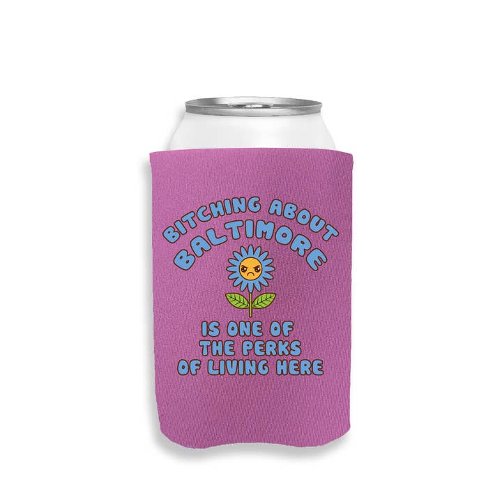 Calm Down Caren - Wholesale Drink Huggers & Koozies - Bitching About CUSTOM CITY Is One Of The Perks - Can Cooler3