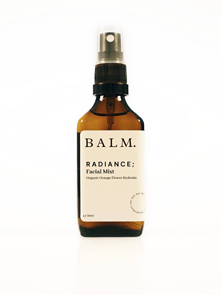 RADIANCE; Organic Orange Flower Facial Mist for wholesale by Balm Wellness