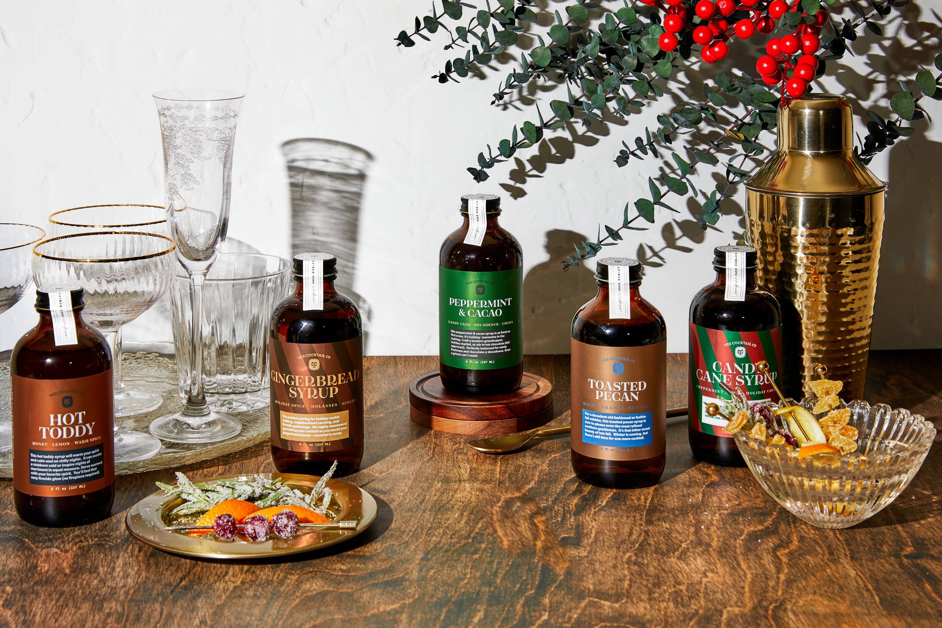 Yes Cocktail Co - Wholesale Cocktail Mix/Syrup - Holiday Seasonal : Candy Cane Syrup5