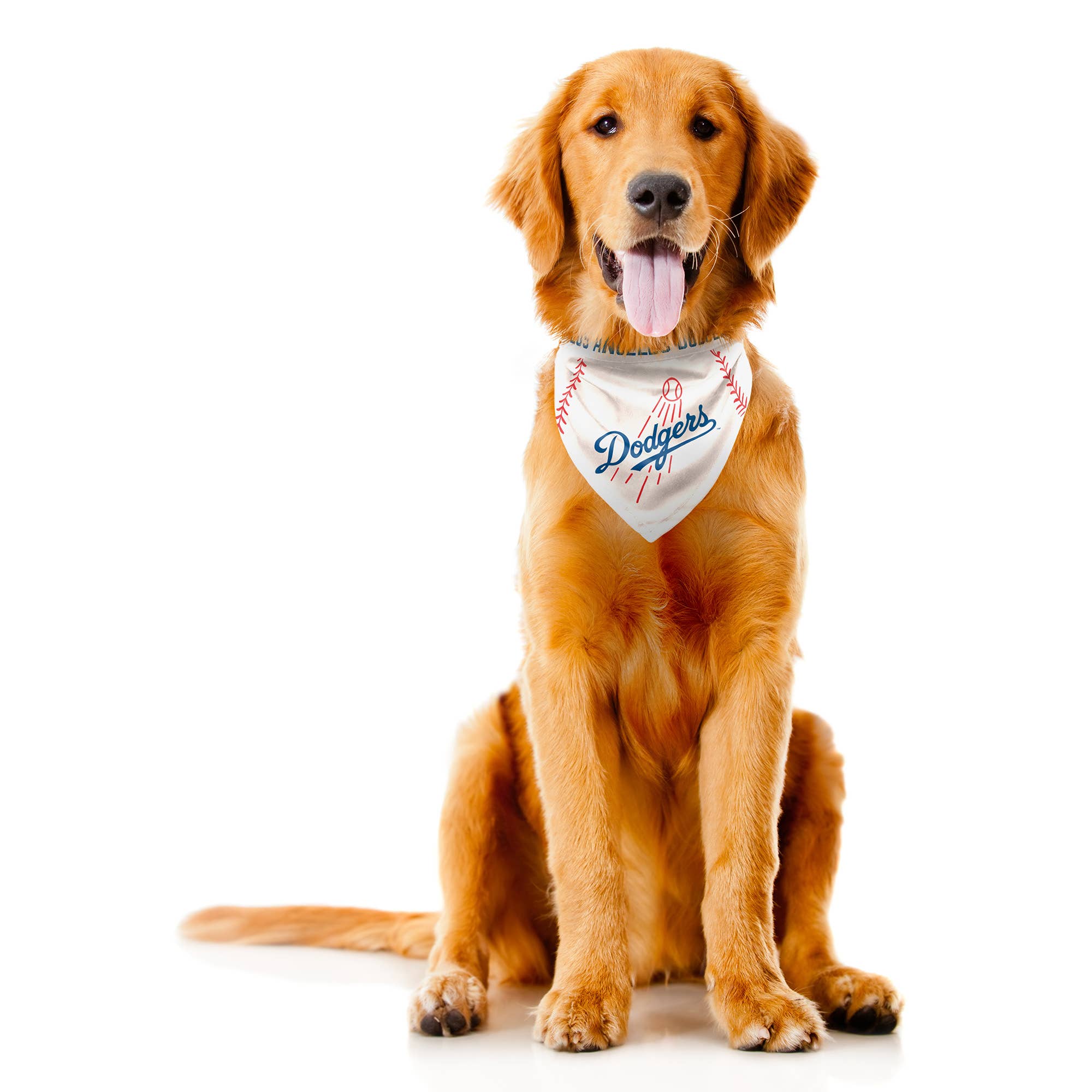 Little Earth Productions - Wholesale Pet Bandana - Dog - MLB Los Angeles Dodgers Reversible Pet Bandana3