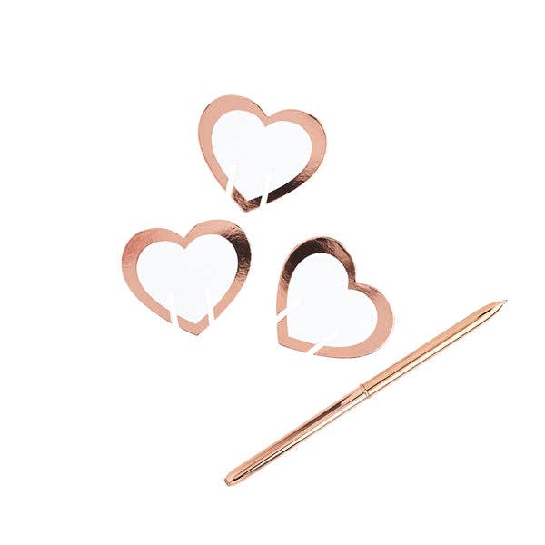 Hootyballoo by Club Green - Wholesale Wine/Cocktail Glass Markers - 10 Rose Gold Drink Markers