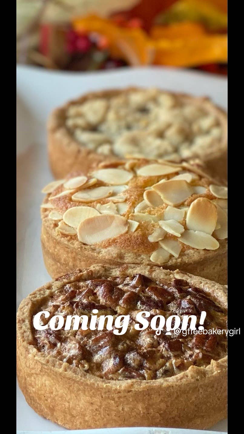 Gluten-free bakery girl - Wholesale Pie - Raspberry Almond Bakewell Tart1