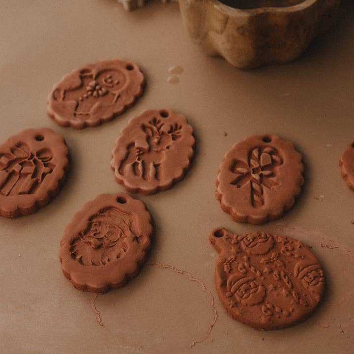 Kinfolk Pantry - Wholesale DIY Craft Kit - Kids - Christmas Eco Stamp Set - Playdough Tool10