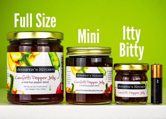 Jennifer's Kitchen - Wholesale Jam/Jelly - Confetti Pepper Jelly - 11 oz - CASE of 122