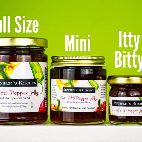 Jennifer's Kitchen - Wholesale Jam/Jelly - Confetti Pepper Jelly - 11 oz - CASE of 122