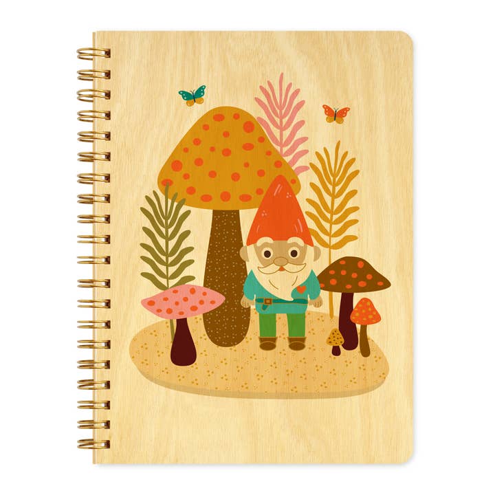 Gnome Wood Journal för wholesale av Night Owl Paper Goods