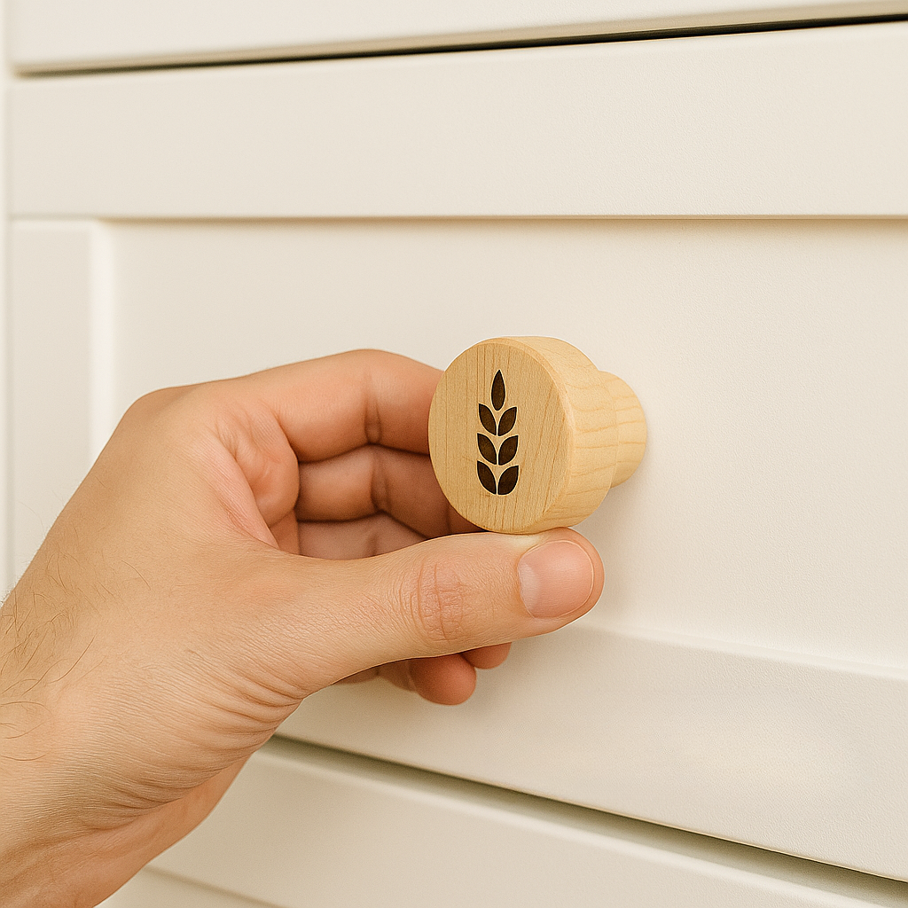 Atelier HM Design - Wholesale Knob/Pull - Set of 6 minimalist knobs for dresser, 35mm x 25mm3