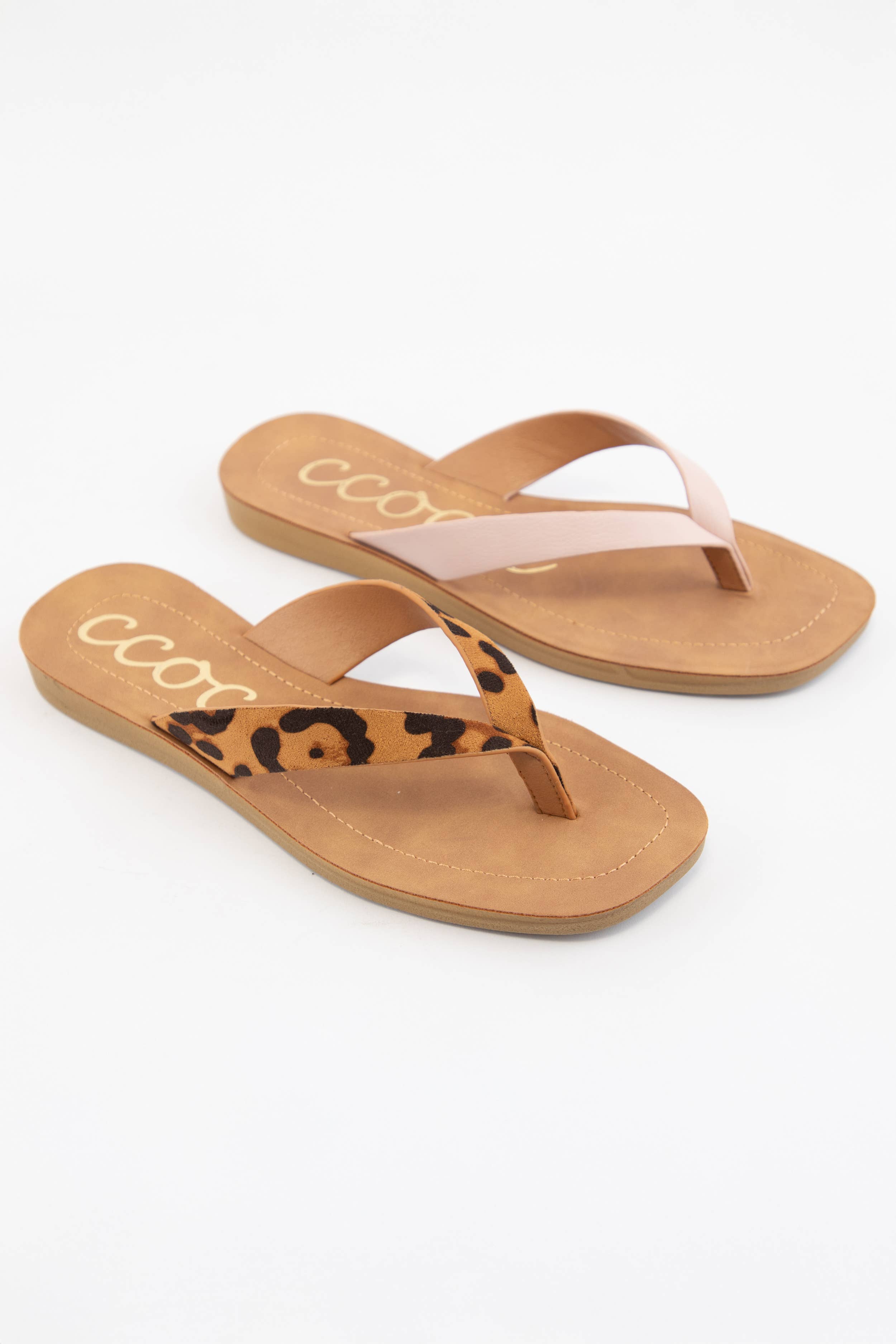 CCOCCI - Wholesale Sandaal - Dames - CCOCCI minimalistische teenslippers met bandje15