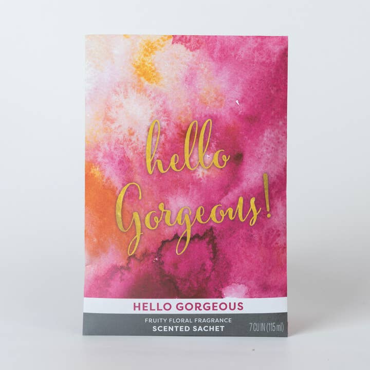 New! | Fresh Scents | Hello Gorgeous Sachets | Spring Scent for wholesale by The Willowbrook Company