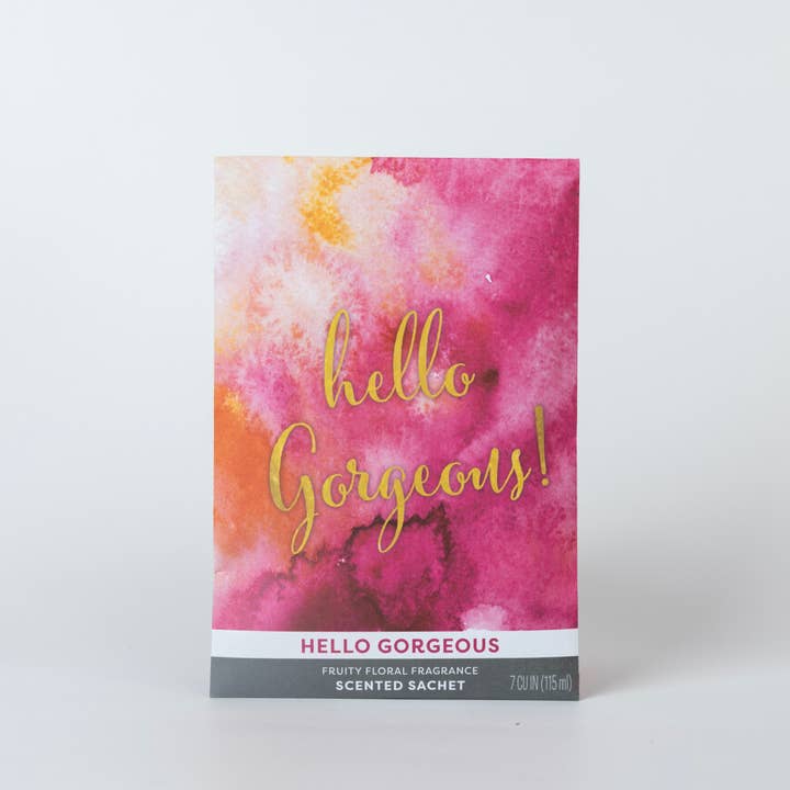New! | Fresh Scents | Hello Gorgeous Sachets for wholesale by The Willowbrook Company