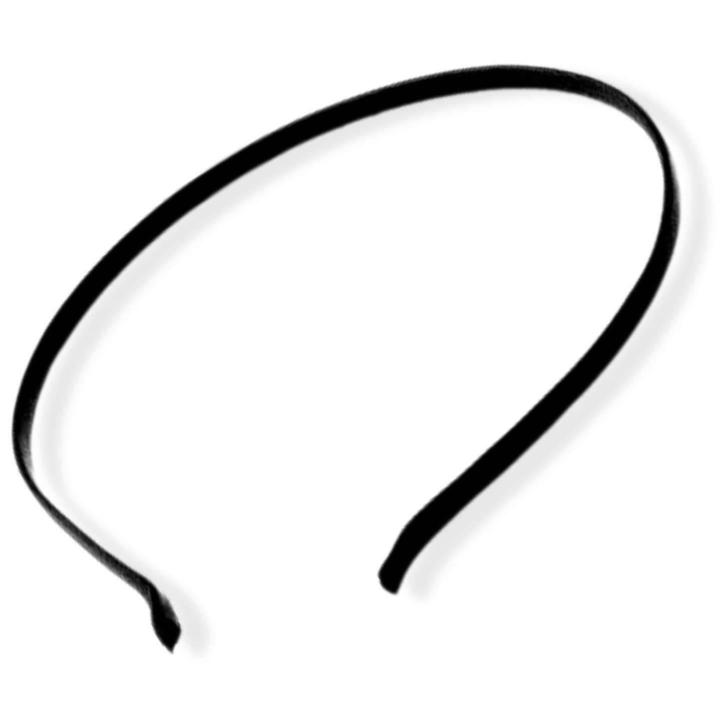 Topkids Accessories – wholesale Fashion headband – women's – 2pc Thin Satin Covered Metal Headbands Hair Bands Alice Bands Ribbon Wrapped Hairbands Head Bands Adult Women Girls Black White Pink Fuchsia23