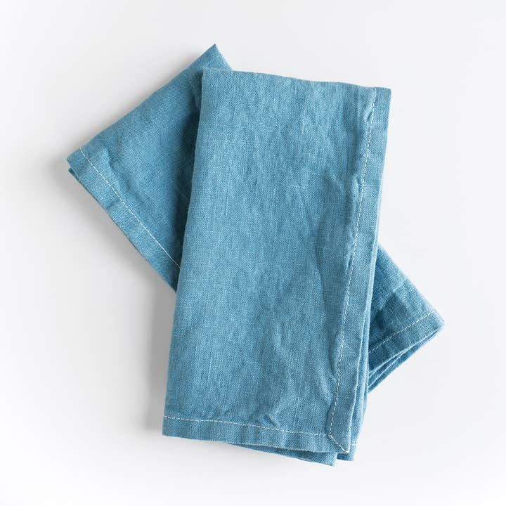 Indigo Linen Napkin - Set of 2 for wholesale by Celina Mancurti, LLC