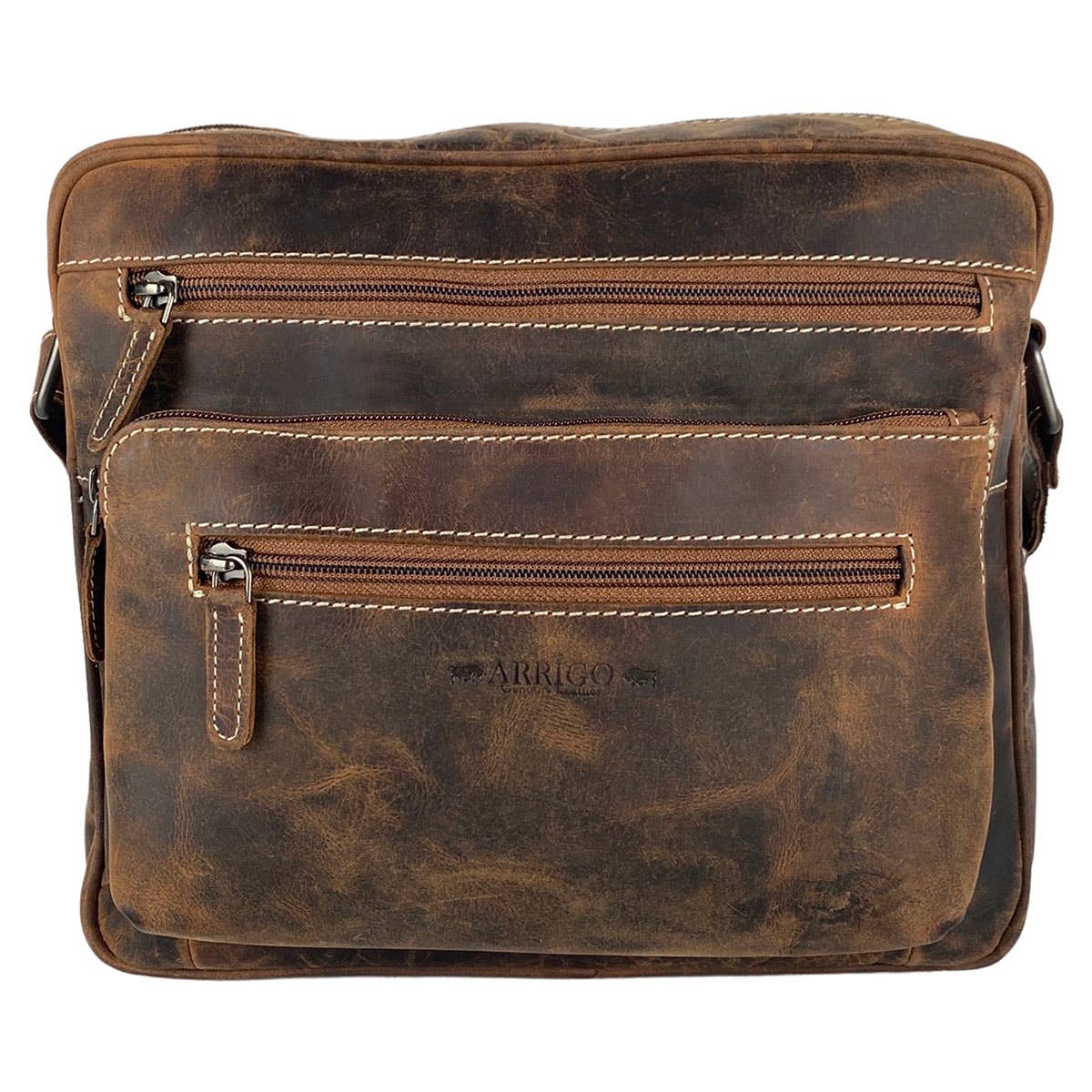 Arrigo – Großhandel Schultertasche – Unisex – Arrigo Unisex Schultertasche aus Büffelleder – 3 Farben0