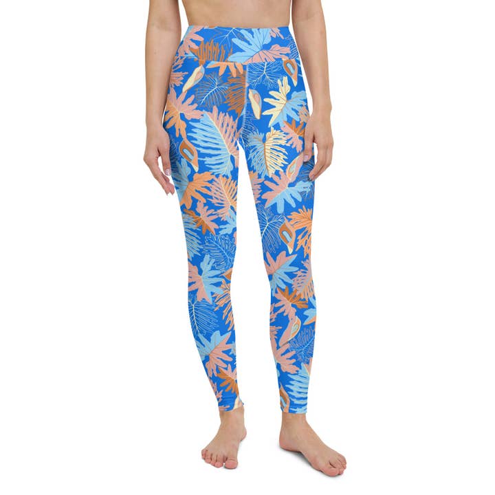 Thaumatophyllum bipinnatifidum — Yogaleggings voor dames voor wholesale door Inspired Botanical Design