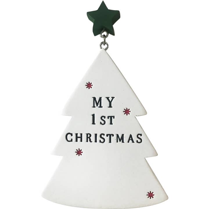 Ornamento personalizado para el primer árbol de Navidad para venta al por mayor de PolarX Ornaments