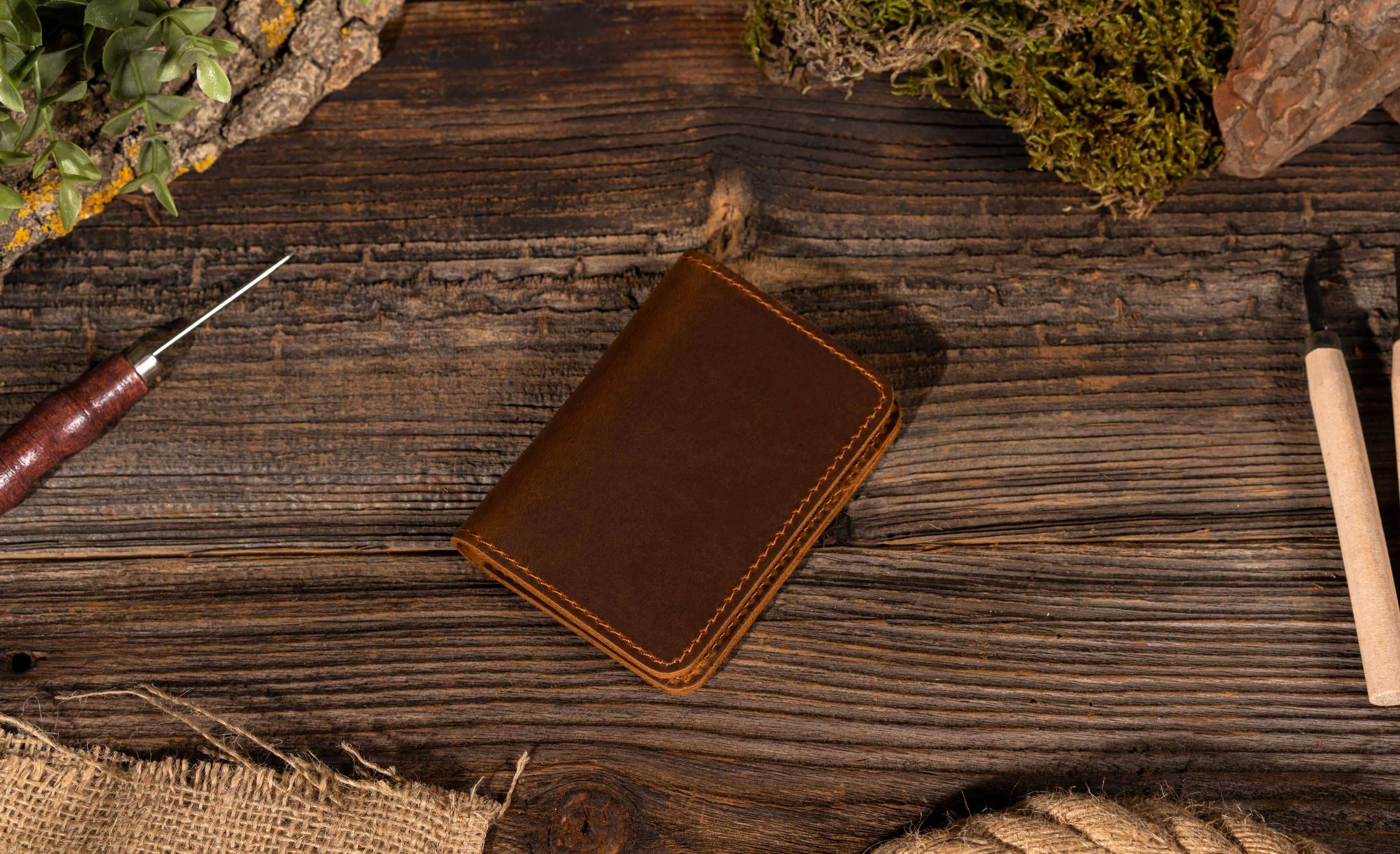 American Leather Goods – Carteira – Homem por atacado – Carteira em pele genuína, carteira artesanal2