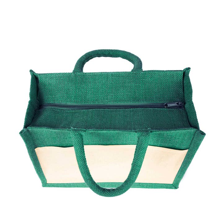 ecojutebags - Wholesale Tote Bag - Unisex - Set of 4 Jute Shopping Bags – Burlap Totes with Pocket22