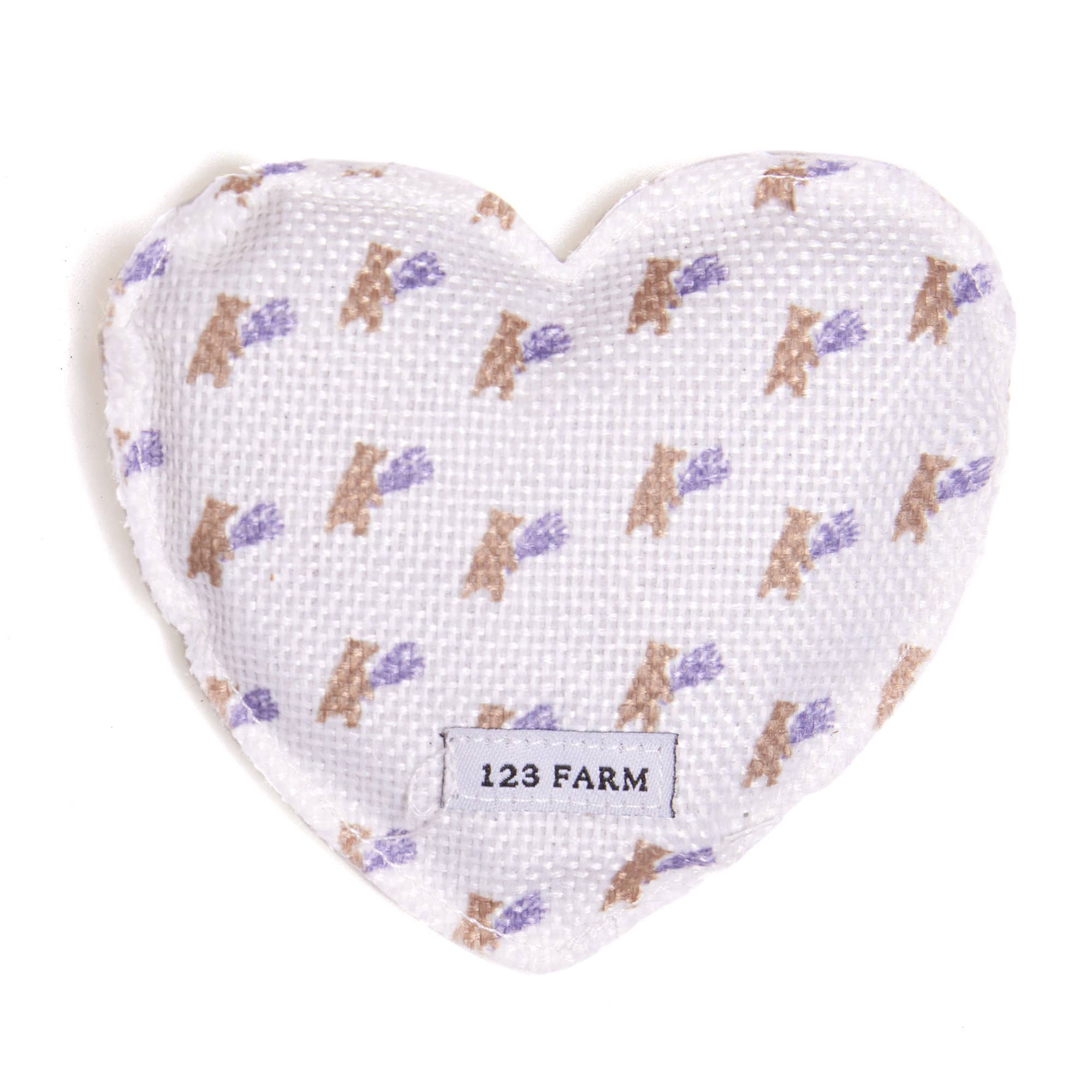 123 Farm - Wholesale Sachet - Lavender Heart Sachet – Scented Sachet, 3 Designs, 3.5"x4.5"1