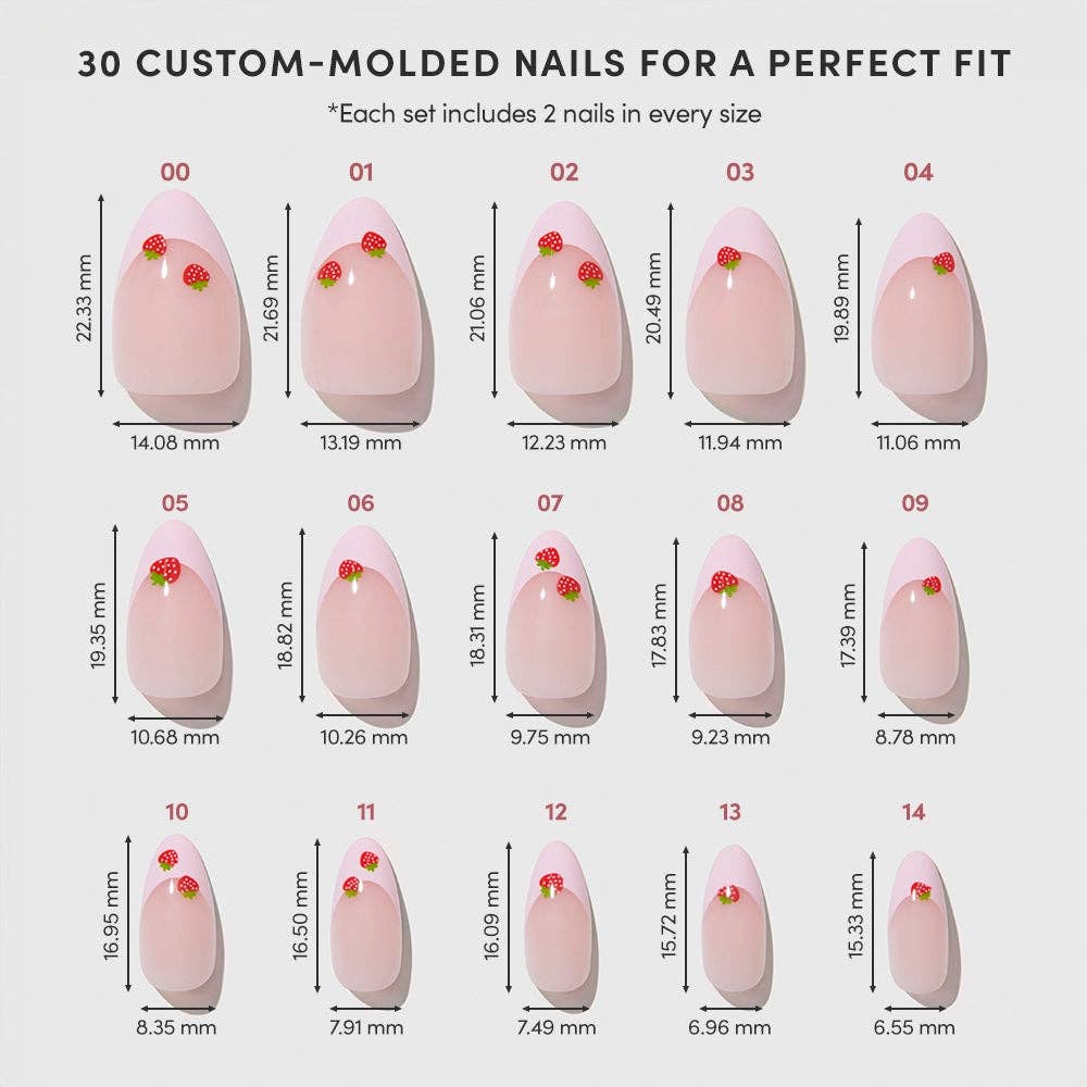 Glamnetic - Wholesale Press-On/Fake Nails - Strawberry Bits3