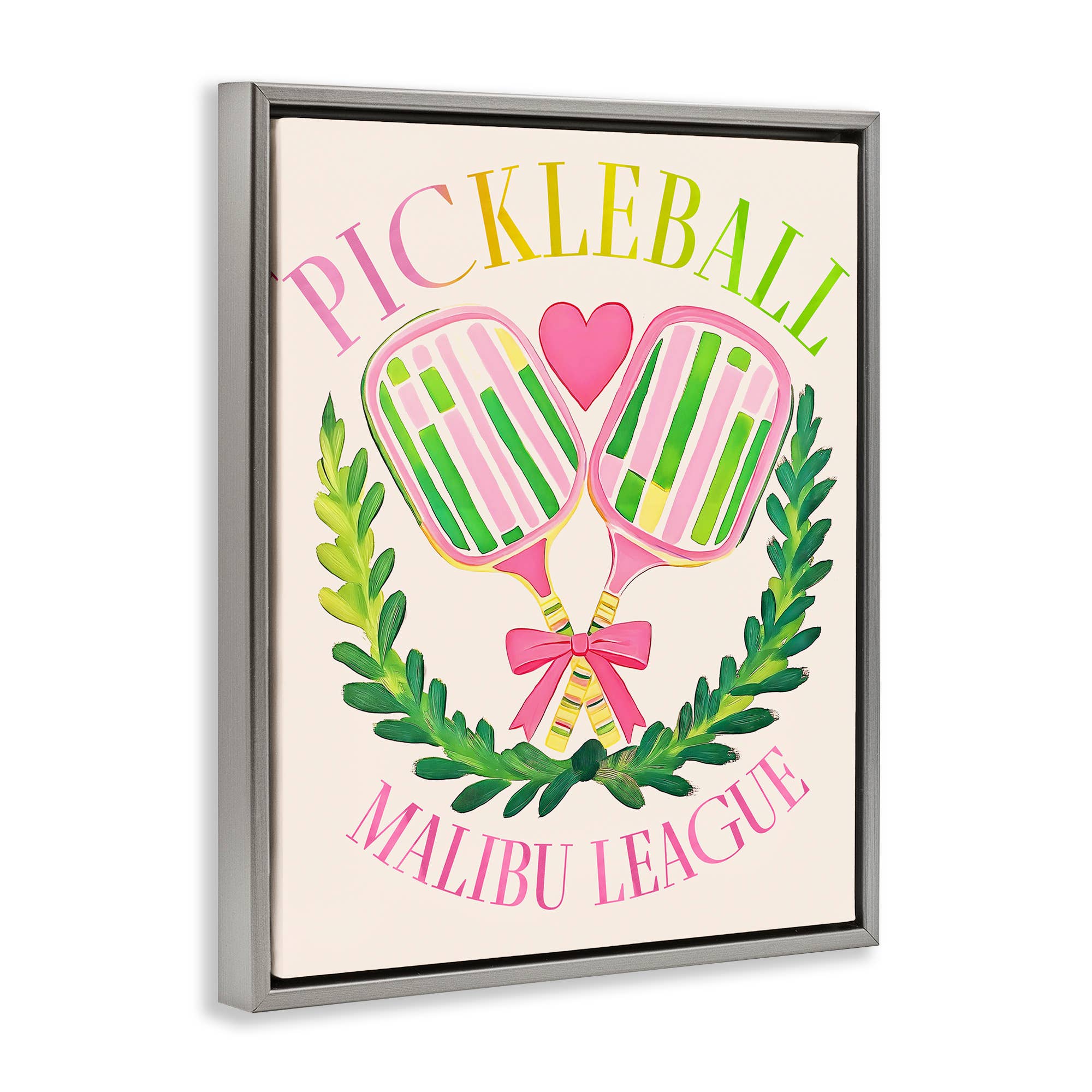 Stupell Industries - Wholesale Wall Sign - Pickleball Malibu League - Framed Wall Art16