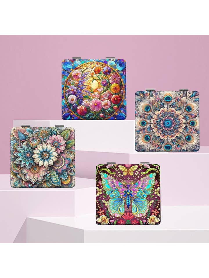 Mirroray - Colorful Portable Folding Makeup Mirror for wholesale by WEST AUSSIE SUPPLIES