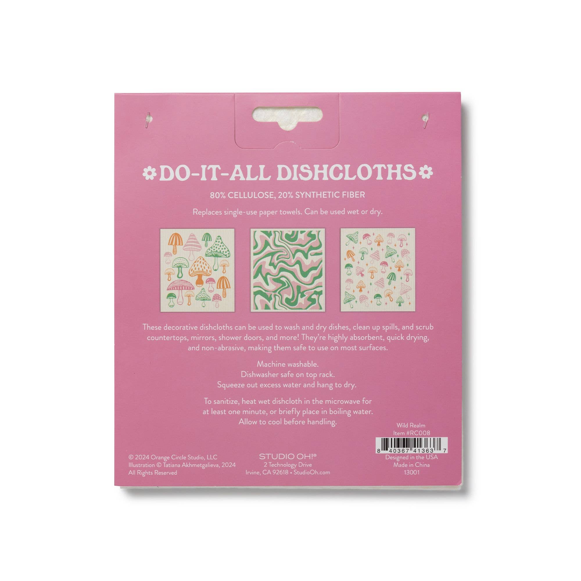 Studio Oh! - Wholesale Dishcloth - Wild Realm Do-It-All Dishcloths4