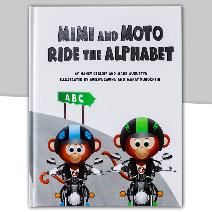 Mimi and Moto Ride the Alphabet for wholesale by Mimi and Moto: The Motorcycle Monkeys