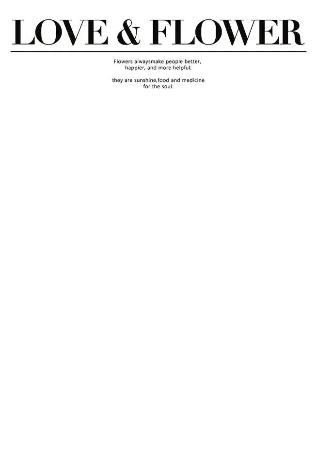 Elegant Design Supply - Wholesale Flat Wrap - Love and Flower Gold Foil Waterproof Flower Wrapping Paper (10 sheets/bag)1