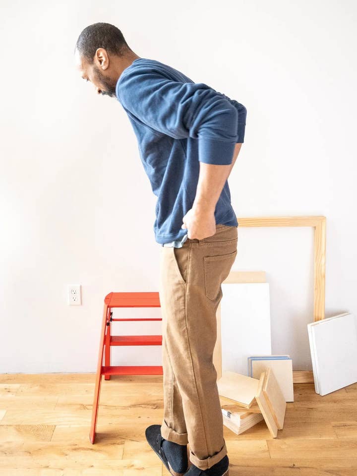 Foundation Canvas Pant - Barley for wholesale by Grown and Sewn