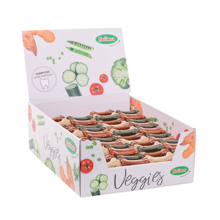 Hueso vegetal con algas 7cm/28g (100u) - Veggies para venta al por mayor de Bubimex