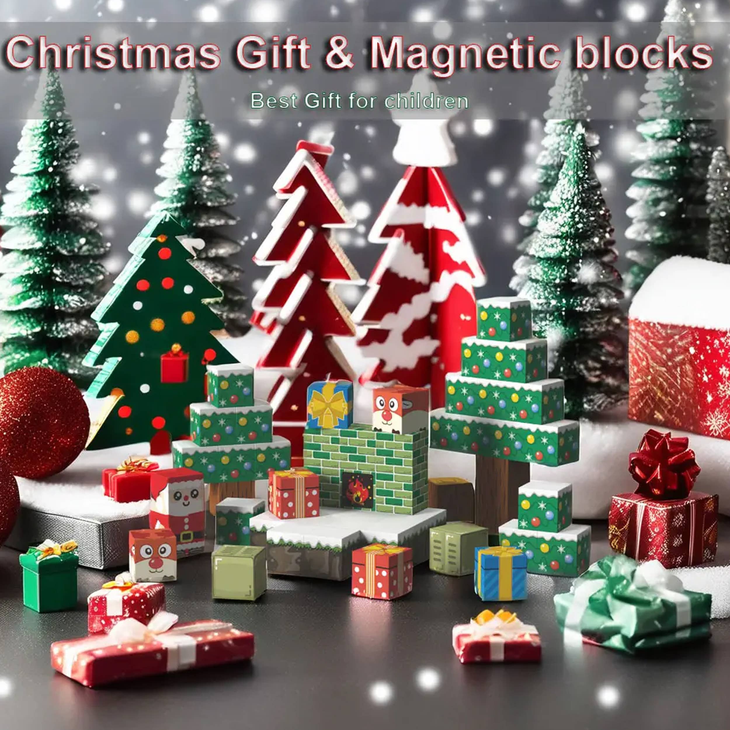 Pagdee Kids Juniors - Wholesale Blocks - Kids Baby - Holiday Décor Magnetic Building Blocks Cubes For kids2