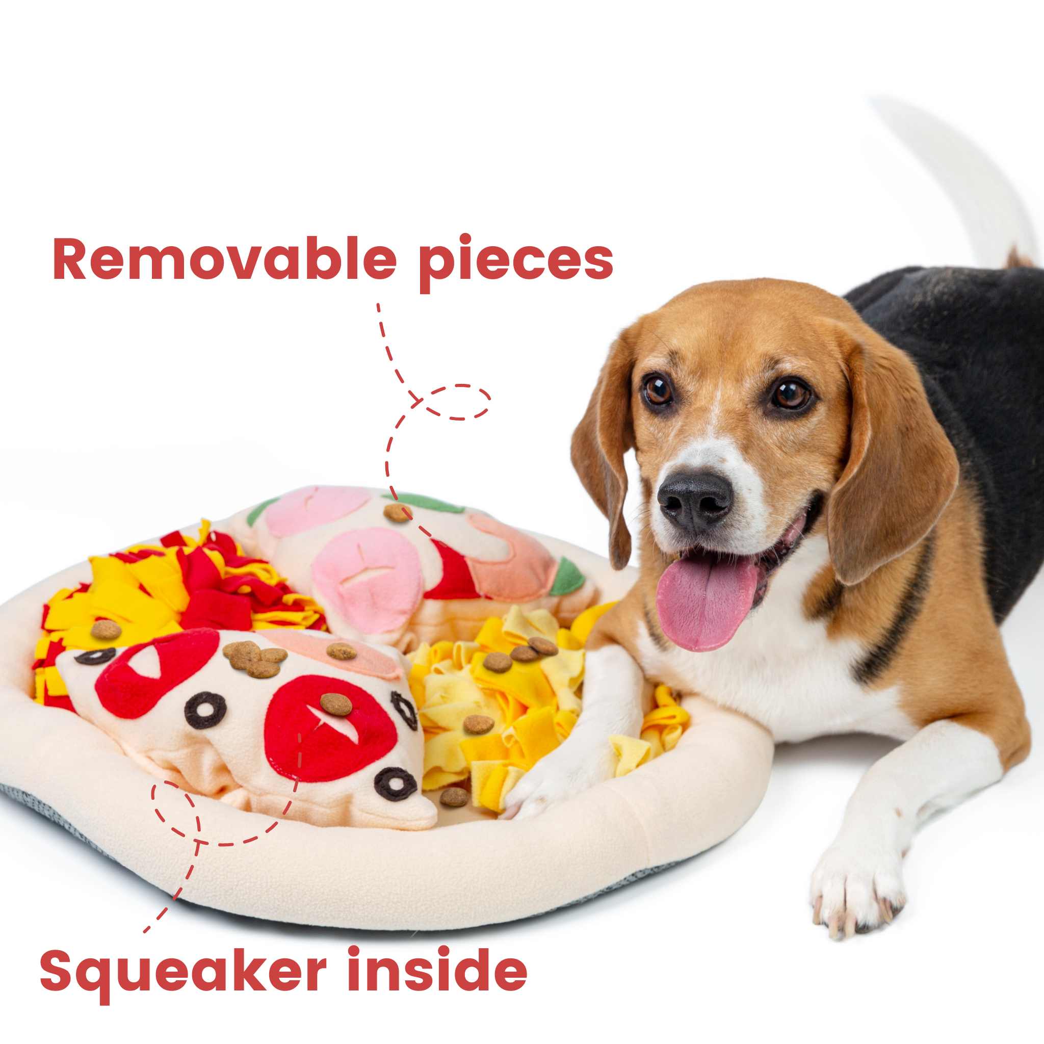 Wholesale Pizza Snuffle Toy for your store