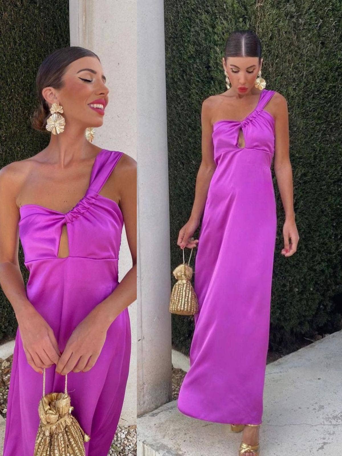 LORIANE – wholesale Dress – Women's – 6077 Long plain dress4