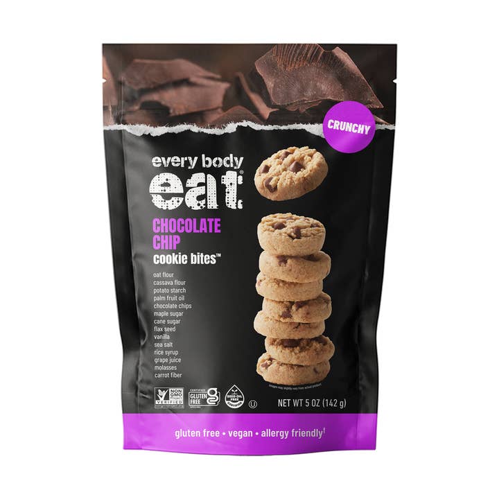 Chocolate Chip Cookie Bites 5.0oz for wholesale by Every Body Eat®