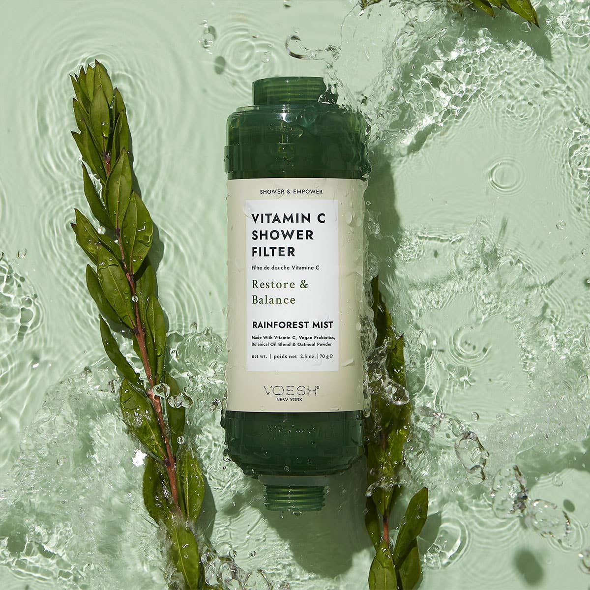 VOESH New York - Wholesale Retailer Display - Beauty & Wellness - Vitamin C Shower Filter Display Kit3