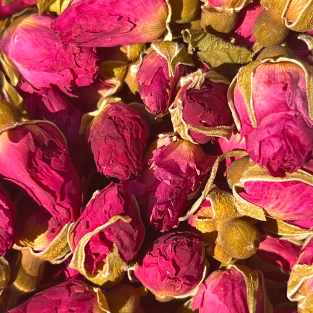 Drink Botanicals Ireland - Wholesale Gedroogde/geperste bloemen - Gedroogde rode rozenknoppen6