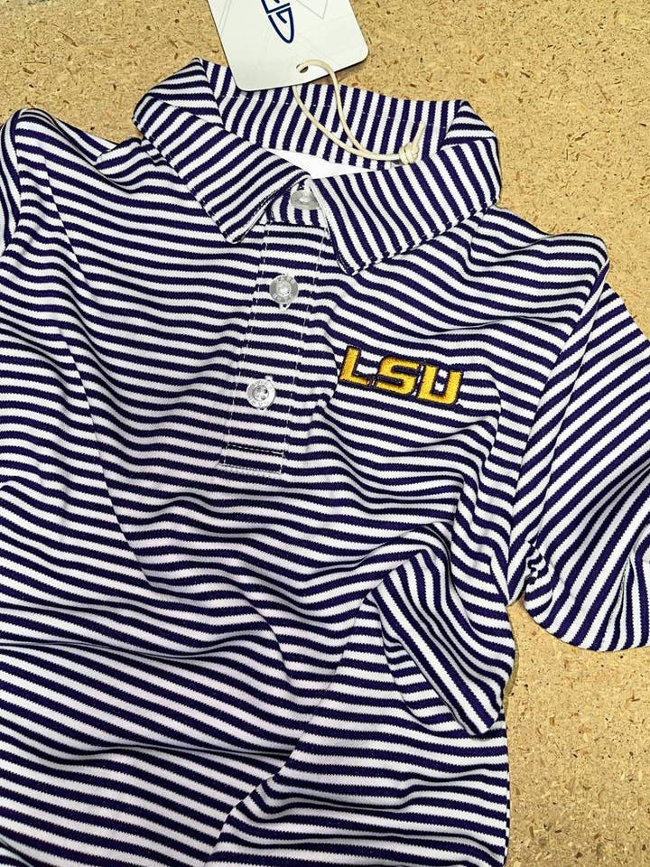 Garb, Inc. - Wholesale Clothing Set - Baby - LSU Tigers Toddler Boys' Polo1