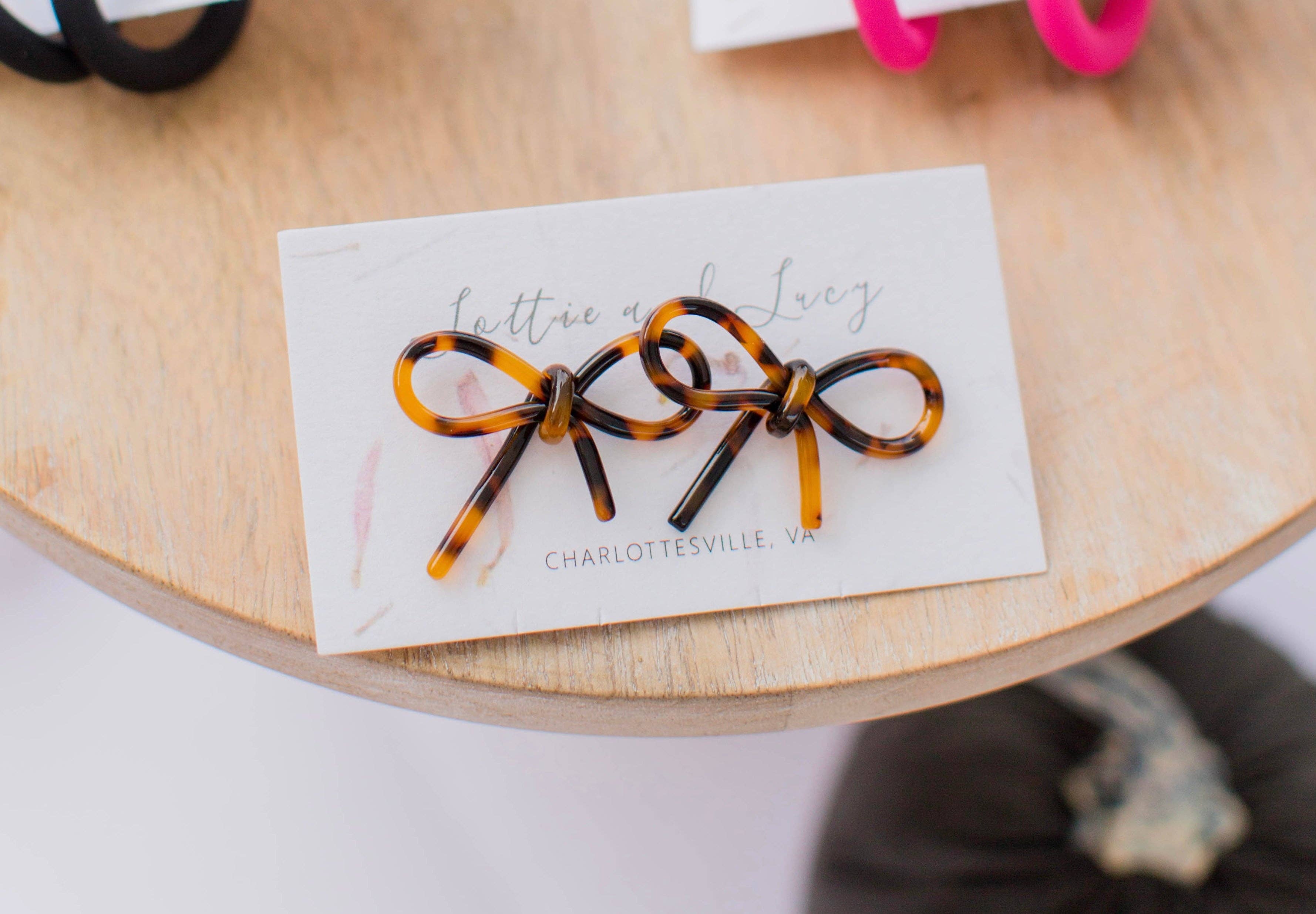 Lottie and Lucy - Wholesale Stud/Post Earrings - Tiny bow earrings4