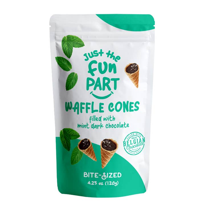 Just the Fun Part - Wholesale Chocolate Covered Sweets - New Variety Pack - Mint & Cookie Butter & PB&J & Strawberry2